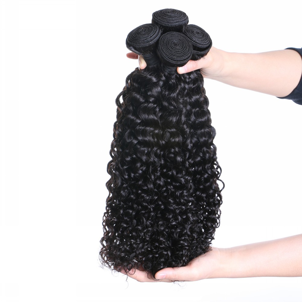  Kinky curly hair weft,Afro kiky curl hair weave natural black YL121